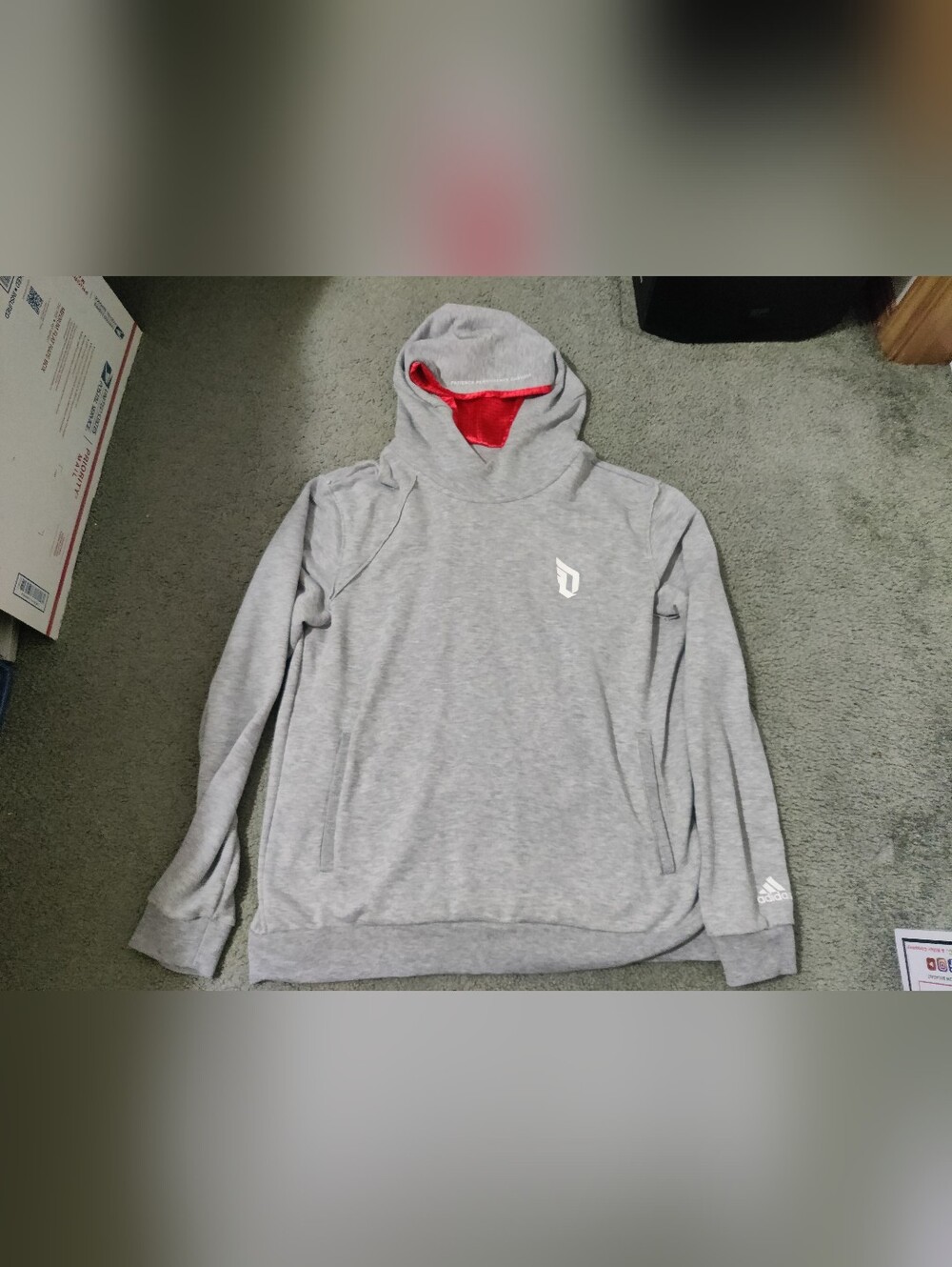 Adidas NEVER DOUBT SHOOTER Hoodie DAME LILLARD BASKETBALL